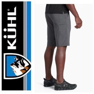 KUHL SHIFT AMPHIBIA™ SHORTS Size 30 Quick Dry UPF 50 Carbon Gray Stretch